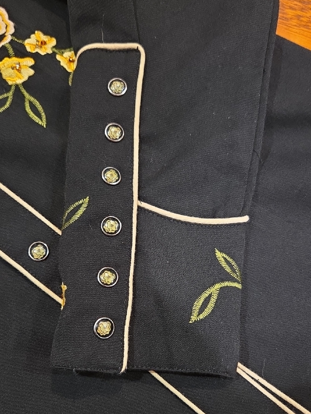 Scully Western Retro Vintage Style Embroidered Cowgirl Shirt Size XS - Picture 11 of 12